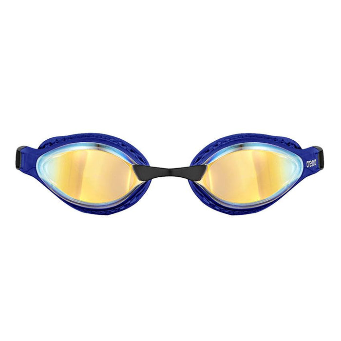 Arena Swimming Goggles Airspeed Mirror Wide Lenses - Yellow / Copper / Blue