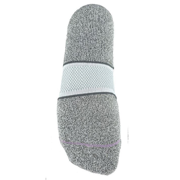 1000 Mile Mens Run Anklet One Layer Sock Padded Zone Flat Toe Seam Twin Pack