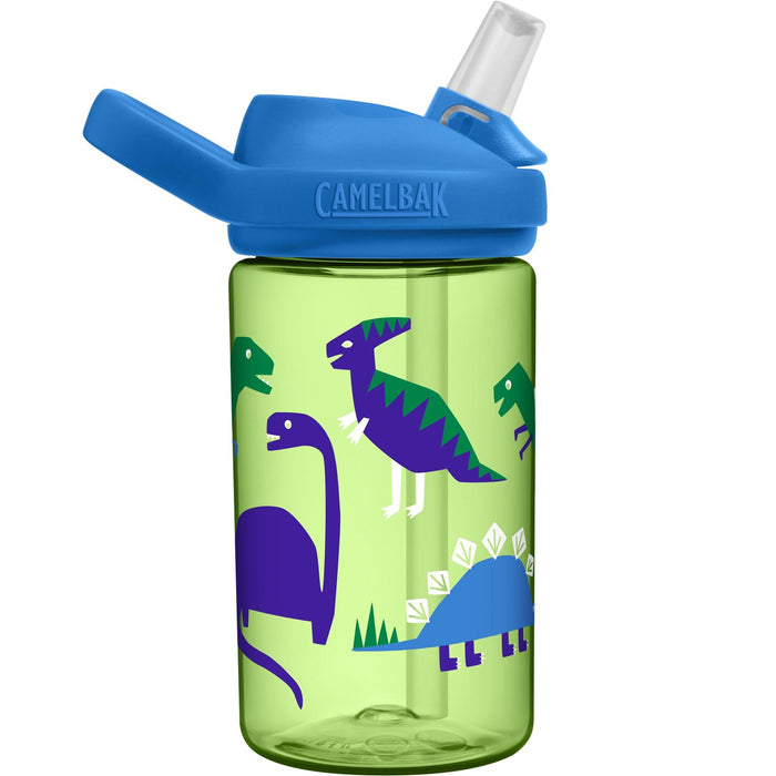 CamelBak Kids Bottle BPA Free School Summer Straw Water Bottles - 400ml Hip Dinos