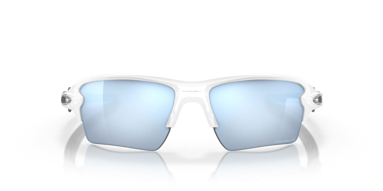 Oakley Flak 2.0 XL Sports Sunglasses Polished White Frame Prizm
