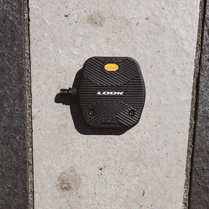 LOOK Geo City Flat Grip Pedals Urban & City Bike Pedals - Black