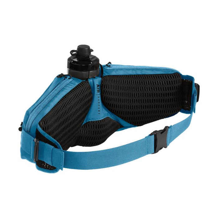 CamelBak Podium Flow 2 Waist Pack with 21oz Podium Dirt Bottle Lightweight Hydration Belt with Secure Storage