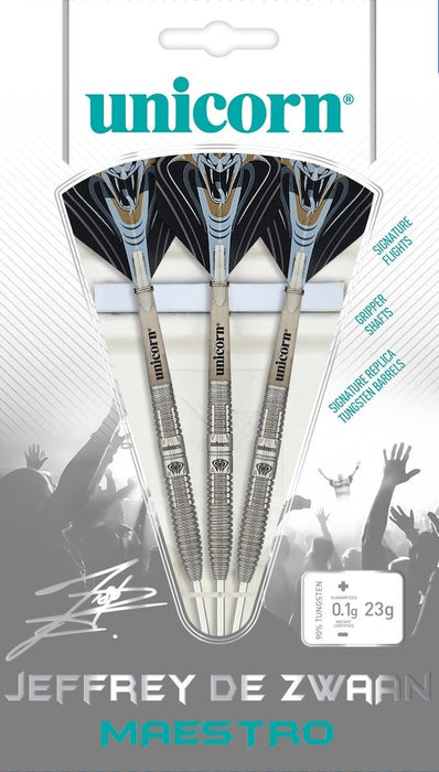 UNICORN MAESTRO ULTRAFLY DARTS - JEFFREY DE ZWAAN DART JDZ FLIGHT - 90% TUNG