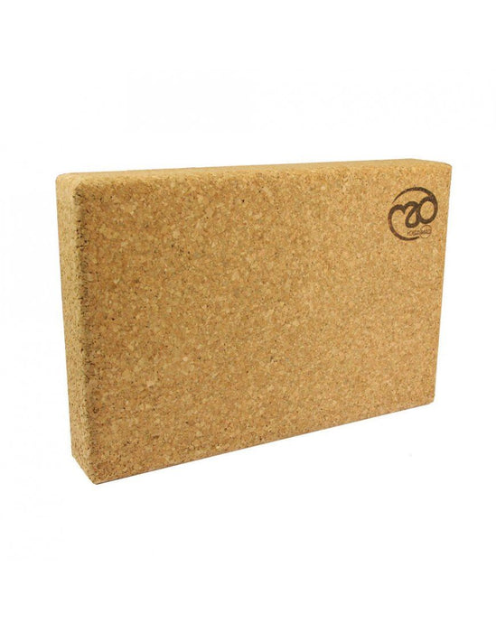 Fitness Mad Cork Block Yoga Balance & Pilates Muscle Strength - 305 x 205 x 50mm