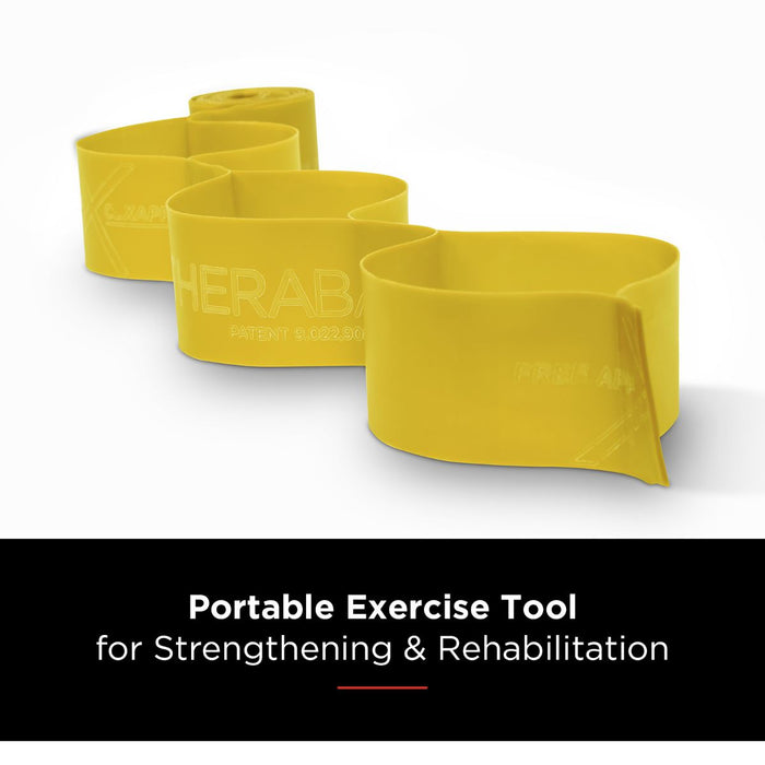 RESISTIVE EXERCISE BAND THERABAND CLX 11 LOOPS YELLOW 2.5m