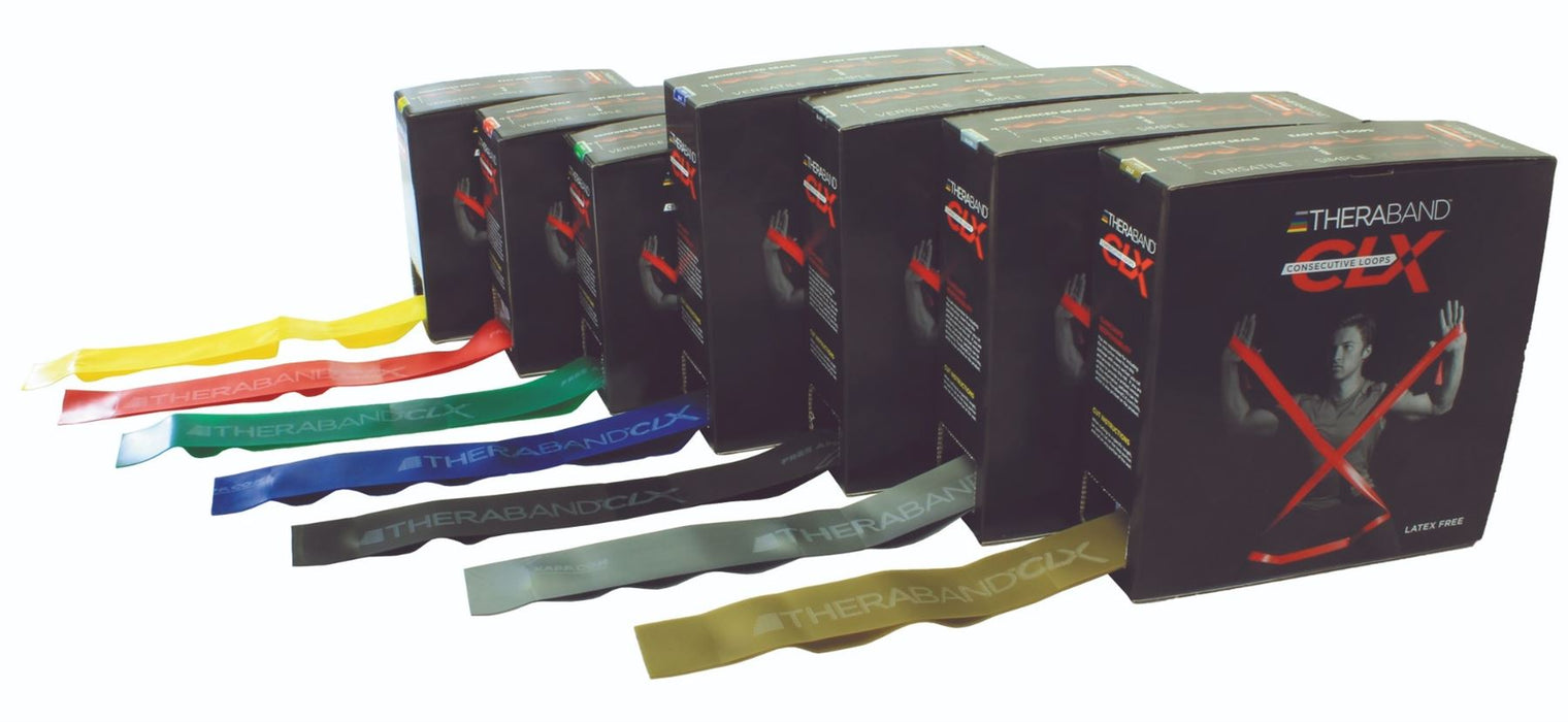 TheraBand CLX Consecutive Loops 2M Resistance Bands Strength & Rehab ( Green ) Heavy