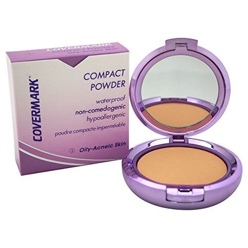 Covermark Compact Powder - For Oily Skin Natural Looking Coverage Makeup