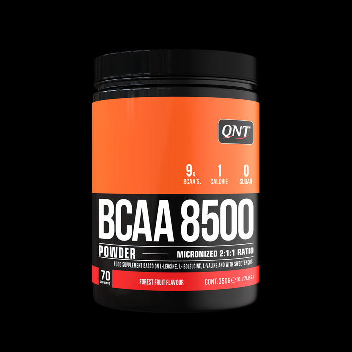 QNT BCAA 8500 Pre & Post Workout Energy & Recovery Instant Powder - 350g Fruits