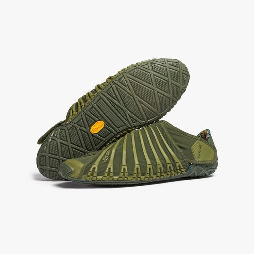 Vibram FuroshikI Womens Wrapping Sole Barefoot Feel Shoes Trainers - OliveVibram