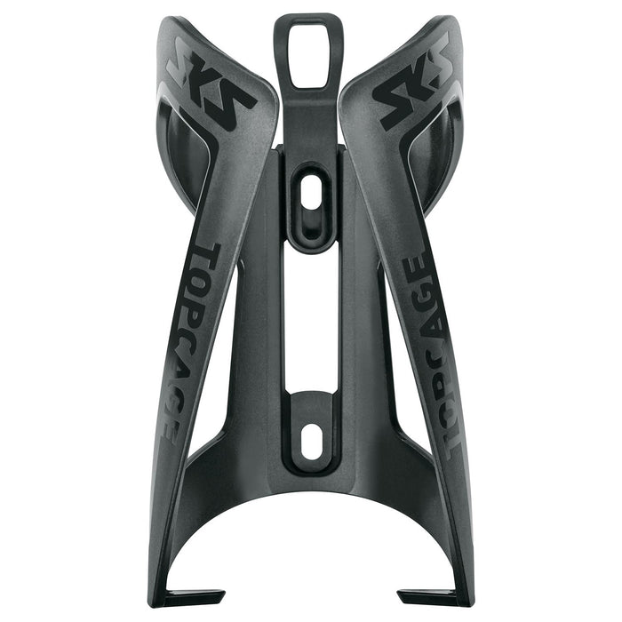 SKS Topcage Bottle Cage Flexible Plastic Secure Mount for 1.5L Bottles - Black