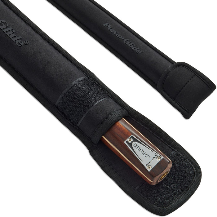 PowerGlide Snooker Pool Cue Soft Case Skube For 1 Piece Cues