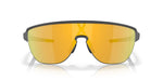 Oakley Corridor Sunglasses Matte Carbon Sports Frame 24k Iridium Lenses DrivingOakley