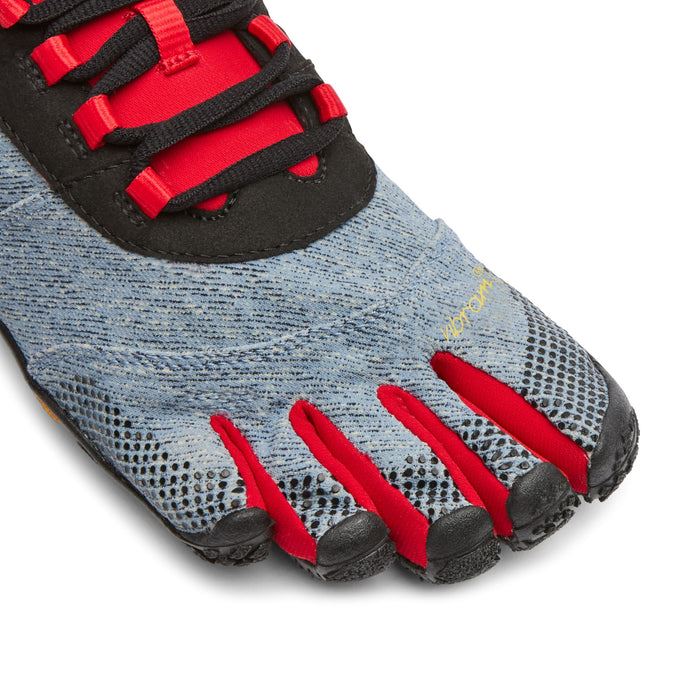 Vibram Women V-Trek Fitness Five Fingers Outdoor Sports Light Denim Red Trainers