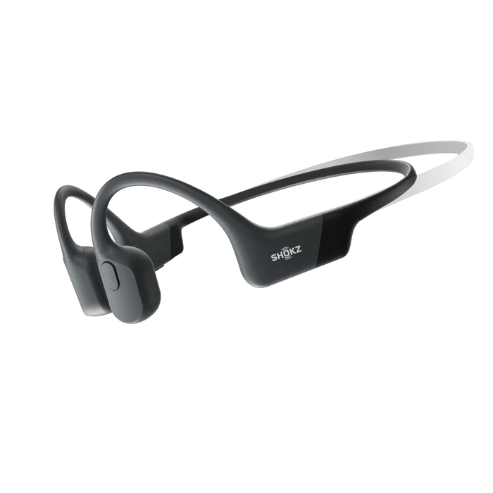 Shokz OpenRun Mini Bluetooth Open Ear Bone Conduction Headphones Magnetic Charge - Grey