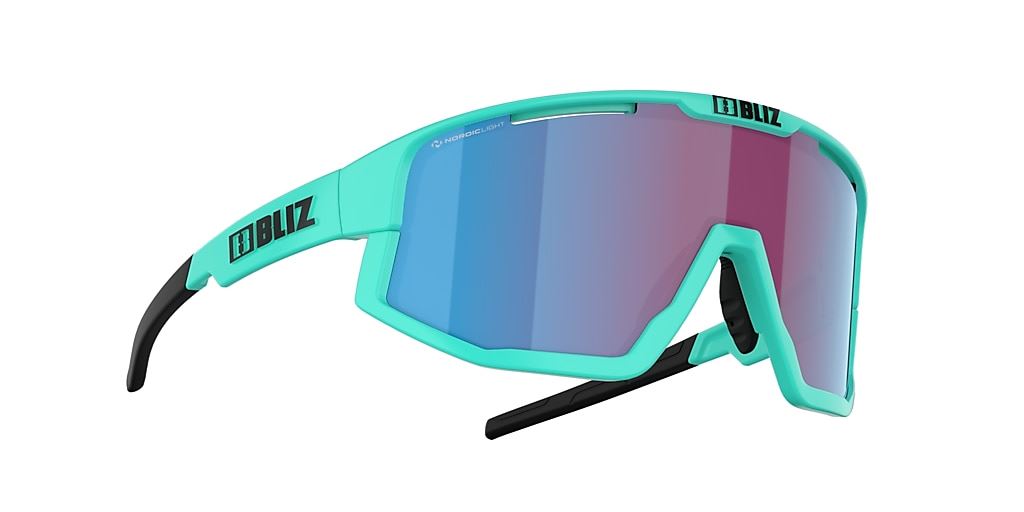 Bliz Fusion Sunglasses Cycling Sports Use Turquoise Frame Violet lens