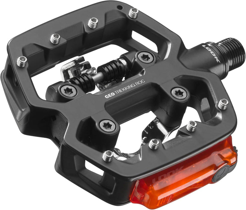 LOOK Geo Trekking Roc Vision Pedals Hybrid Clipless & Flat Pedals with Light