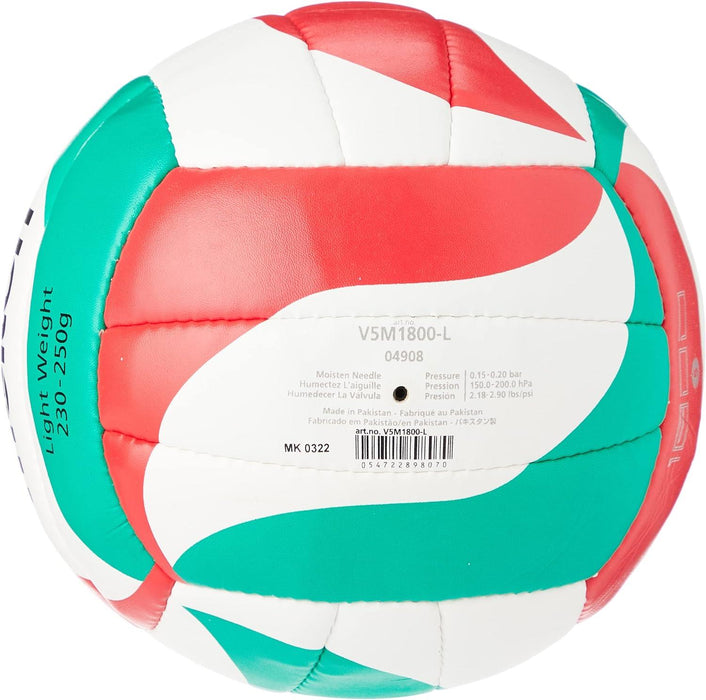 Molten V5M1800 - L Series Junior School Synthetic Leather Light Match VolleyballMolten