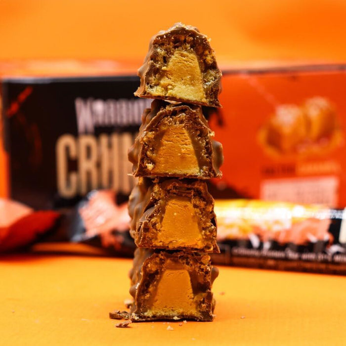 Warrior Crunch Bars High Protein Low Carbs Muscle Building Gym Training 12 x 64g