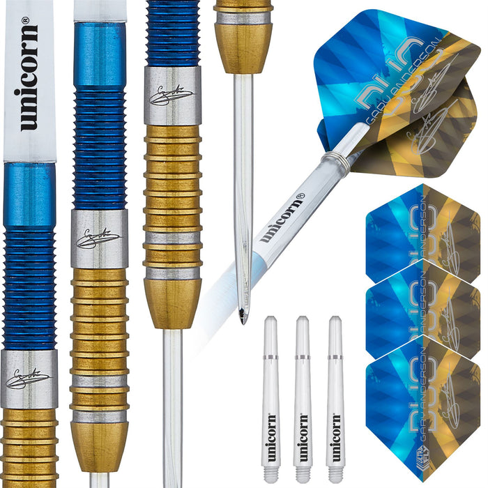 Unicorn Darts Champion Gary Anderson 90% Tungsten Phase 6 Duo Darts