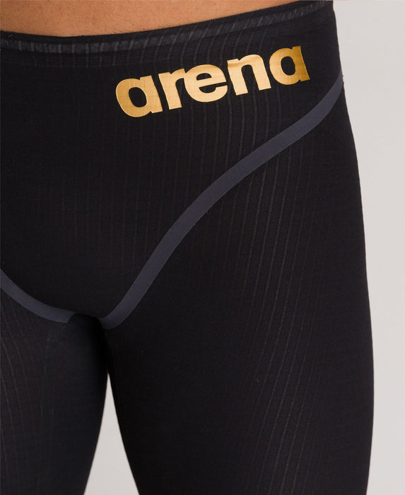 Arena Race Mens Swimming Powerskin Carbon Core FX Jammer - Black/Gold