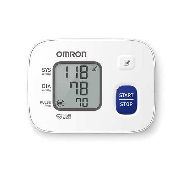 Omron RS2 HEM-6161-E Intellisense Automatic Wrist Blood Pressure Health Monitor
