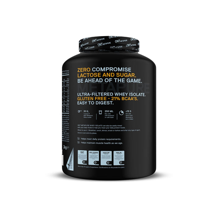 QNT Metapure Whey Isolate Zero Protein Powder 2kg