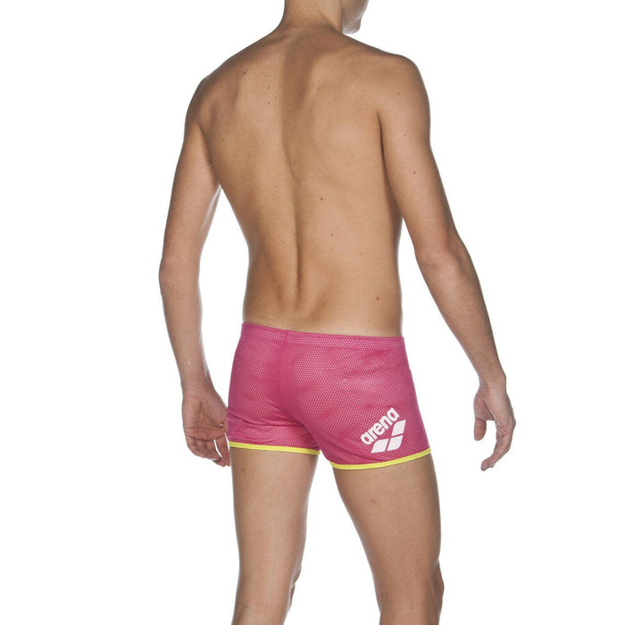 Arena Unisex Drag Swimming Shorts Square Cut Swimwear Training Aid Pink Trunks