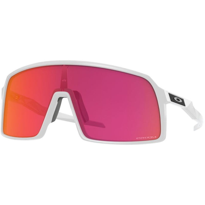 Oakley Sutro Sports Sunglasses Polished White Frame Prizm Field Lens