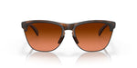 Oakley Frogskins Lite Sunglasses Brown Gradient Lens Matte Brown Tortoise FrameOakley