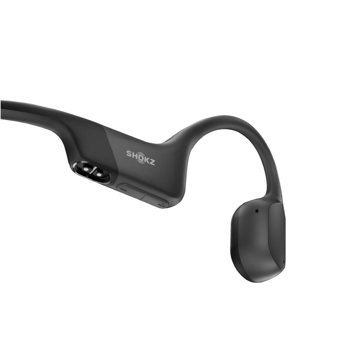 Shokz OpenRun Bluetooth Open Ear Bone Conduction Headphones USB Type C - Black