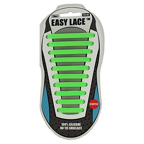 Easy Lace No Tie Elastic Silicone Slip On Trainers Shoelaces 20 Piece