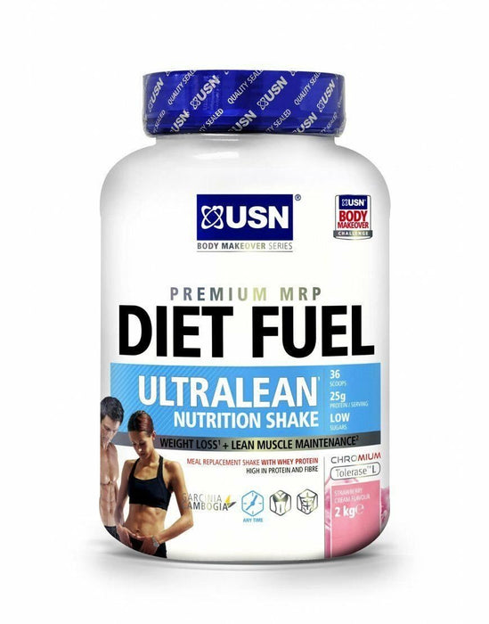 USN Diet Fuel Ultraclean Whey Protein Meal Replacement Weight Loss Shake - 2kgUSN