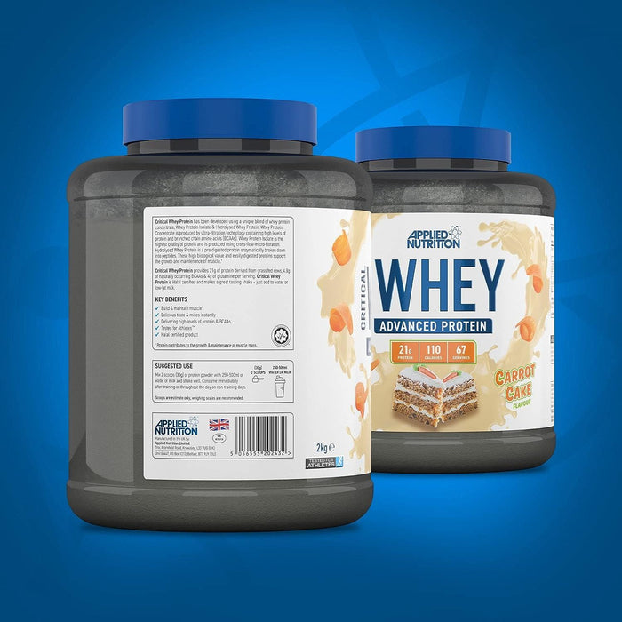 Applied Nutrition Critical Whey Protein Powder Muscle Building Gym Shake 2Kg