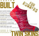 Hilly Twin Skin Socklet Socks Ladies Sports & Running Arch Grip - 3 Pairs for 2Hilly