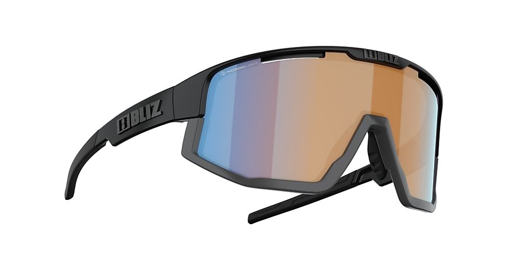 Bliz Fusion Sunglasses Cycling Sports Use Black Frame Orange lens