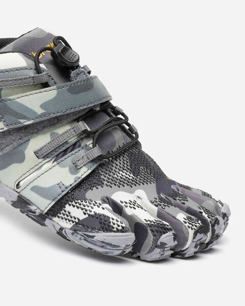 Vibram V-Train 2.0 Five Fingers Barefoot Feel Shoes Mens Trainers Grey / Camo