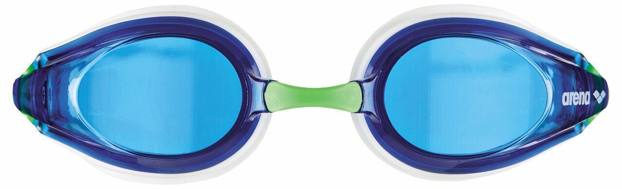 Arena Tracks Swimming Goggles with Crystal Clear Vision Performance & Racing