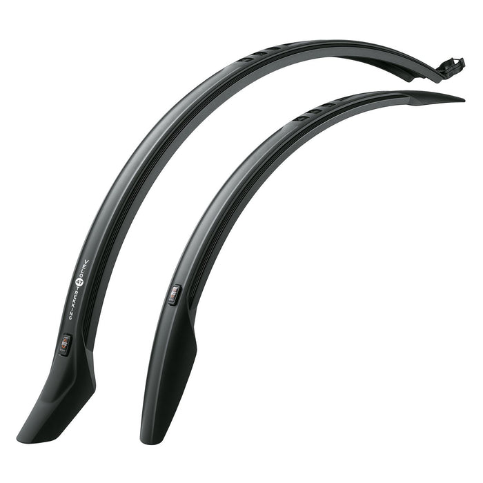 SKS Velo 47 Trekking Clip‑On Mudguard Set - 27.5–28″ Wheels, Fits 38–42 mm Tires