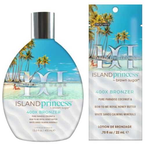 Tan Incorporated Double Dark Island Princess Bronzer Sun Tan Accelerator LotionTan Incorporated