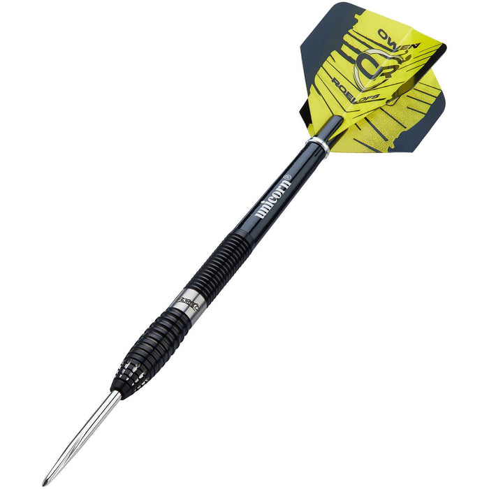 Unicorn Darts Owen Roelofs 90% Tungsten 22g Steel Tip Darts - Contender Set