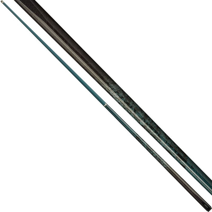 Powerglide  Ignis Snooker Cue 2 Piece 57" Carbon 10mm Tip Smooth Finish - Black