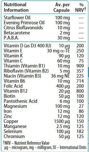 Vitabiotics Women 30 Vitamin Capsules Support Hair Nail Skin Hydration -3 For 2