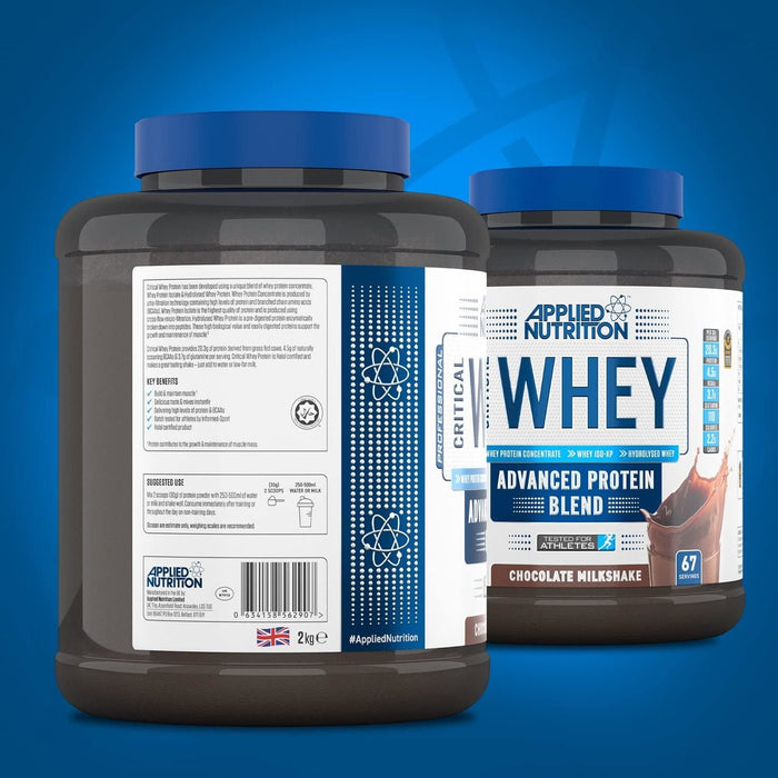 Applied Nutrition Critical Whey Protein Powder Muscle Building Gym Shake 2Kg
