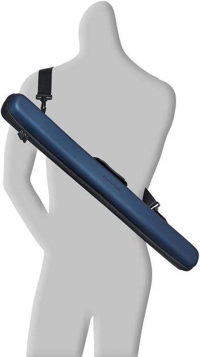 PowerGlide Svartur Metallic Snooker Pool 2 Piece Cue Case - Blue