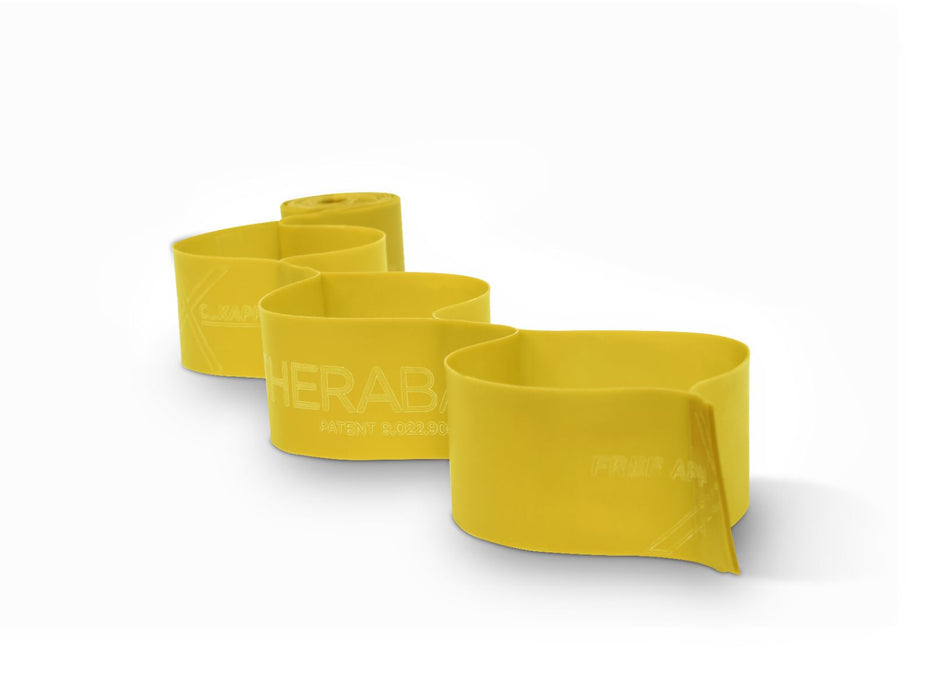 TheraBand CLX Consecutive Loops 2M Resistance Bands Strength & Rehab ( Yellow ) Light
