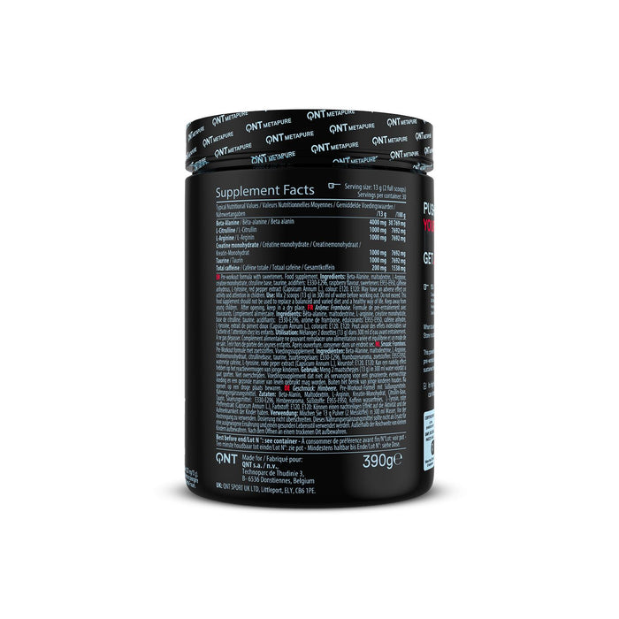 QNT Pre Workout Overdrive Performance Powder 390g