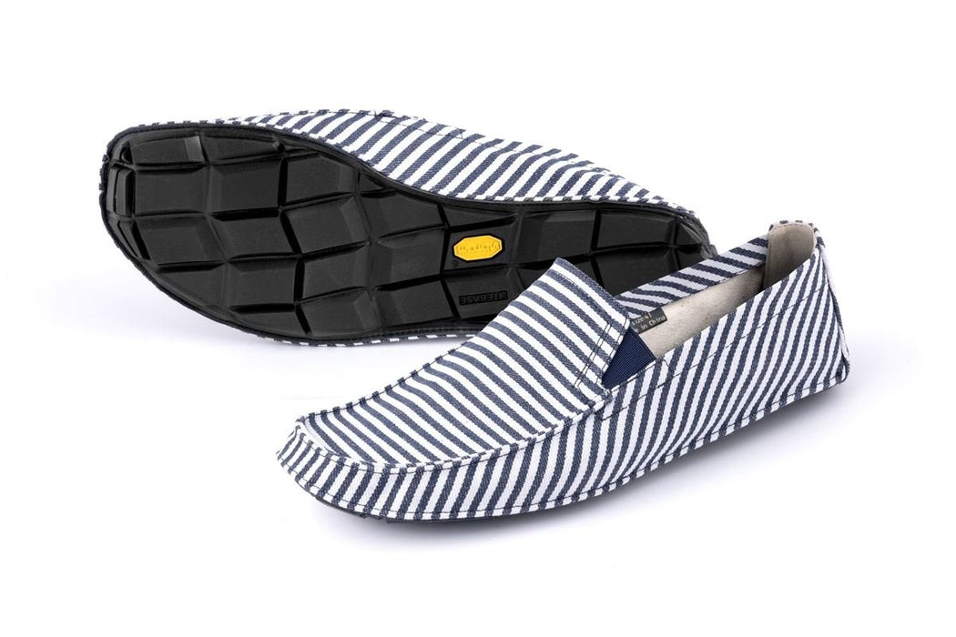 Vibram One Quarter MOC Mens Shoes Minimalist Footwear - Canvas StripesFITNESS360