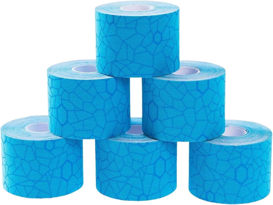 TheraBand Kinesiology Tape Support Muscles Joints & Improve Movement 5cm x 5M - Blue