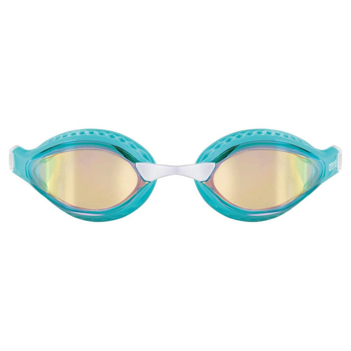 Arena Swimming Goggles Airspeed Mirror Wide Lenses - Yellow, Copper, Turquoise