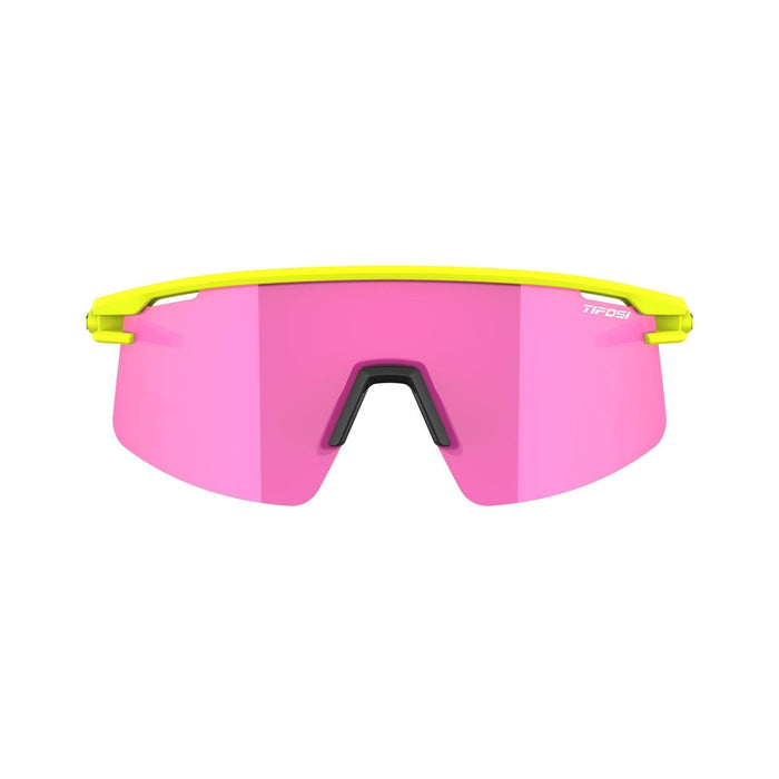 Tifosi Moab Lite Speed Yellow Running Cycling Sunglasses With AC Red/Clear Lens